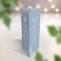 3 in 1 Table number, Menu & thank you card