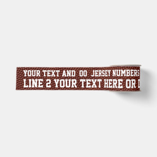 3 inch Personalised Football Ribbon Gifts or Bows Grosgrain Ribbon
