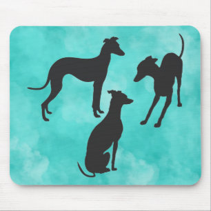 3 Italian Greyhounds Mouse Pad