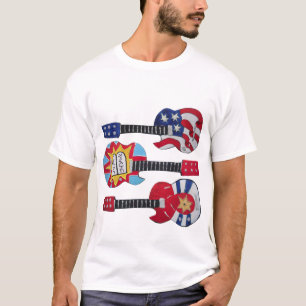 3 Judaica Guitar Decorations T-Shirt