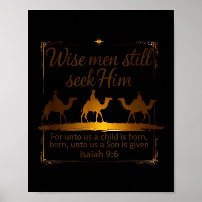 3 Kings Religious Christmas Wise Men Still Seek Hi Poster (Front)