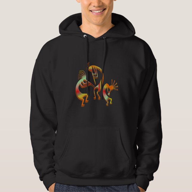 3 Kokopelli #51a Hoodie (Front)