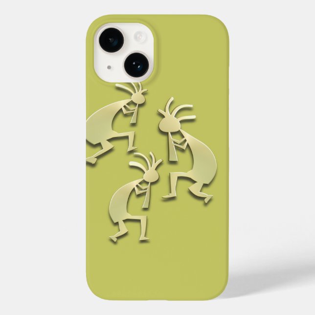 3 Kokopelli #57 Case-Mate iPhone Case (Back)