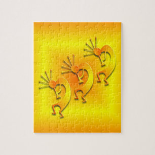 3 Kokopelli #89 Jigsaw Puzzle