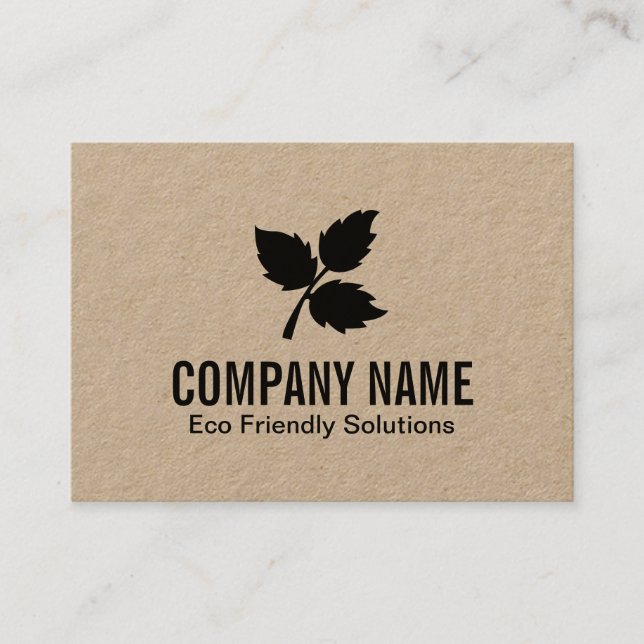 3 Leaf | Eco Friendly 2 Business Card (Front)