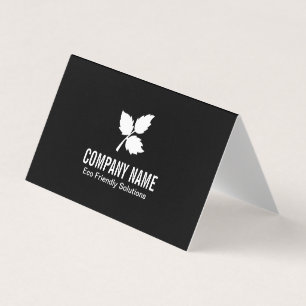 3 Leaf   Eco Friendly Business Card