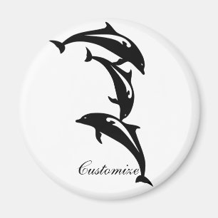 3 Leaping Porpoises Thunder_Cove Magnet
