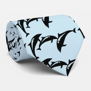 3 Leaping Porpoises Thunder_Cove Tie