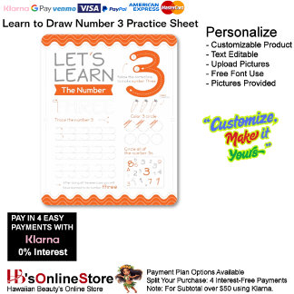 3 Learn To Draw Number 3 Teacher Home Schooling 