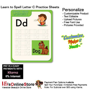 3 Learn To Spell Letter D Teacher Home Schooling