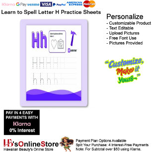 3 Learn To Spell Letter H Teacher Home Schooling