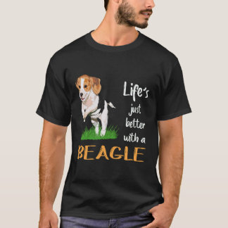 3 Life Just Better With A Beagle T-Shirt