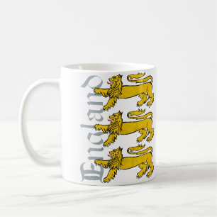 3 Lions England Mug