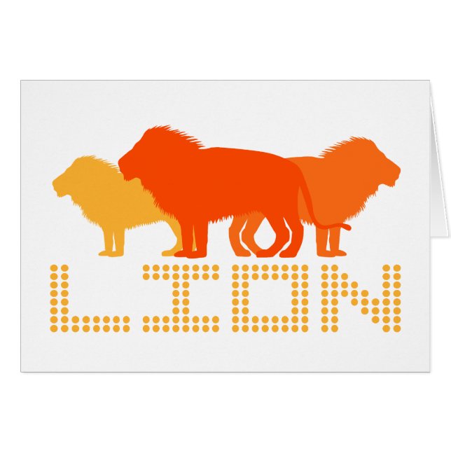 3 Lions (Orange) (Front Horizontal)