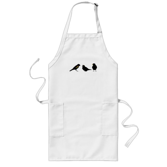3 little birds by erndub long apron (Front)