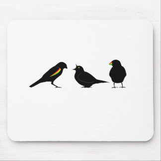 3 little birds by erndub mouse pad