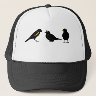 3 little birds by erndub trucker hat