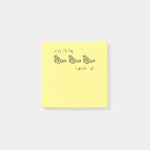 3 Little Birds Post-it Notes