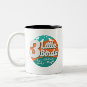 3 Little Birds Reggae Music Two-Tone Coffee Mug
