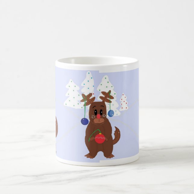3 Little Reindeers Coffee Mug (Center)