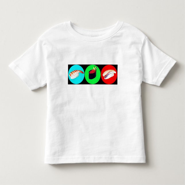 3 little Sushies T-shirt (Front)
