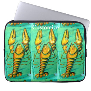3 lobsters Thunder_Cove Laptop Sleeve