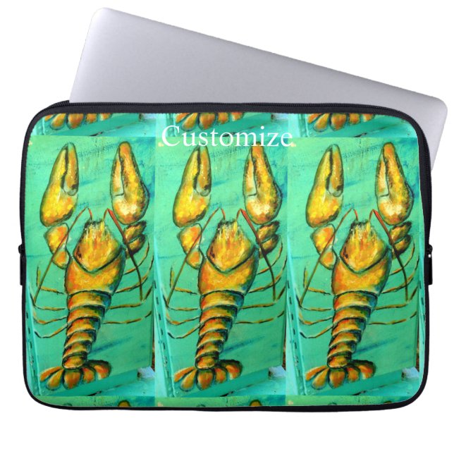 3 lobsters Thunder_Cove Laptop Sleeve (Front)