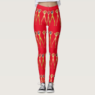 3 long-legged Ladies Standing Thunder_Cove  Leggings