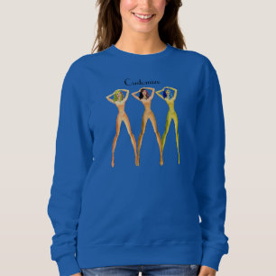 3 long-legged Ladies Standing Thunder_Cove   Sweatshirt