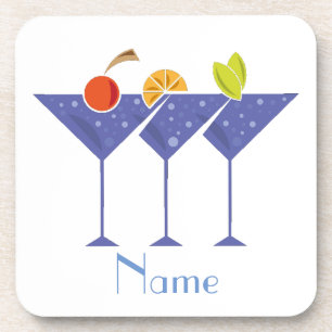 3 Martini Cocktails Thunder_Cove Coaster