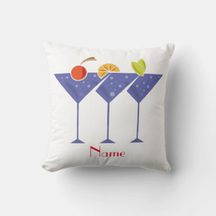 3 Martini Cocktails Thunder_Cove Cushion