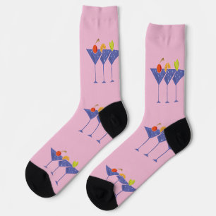 3 Martini Cocktails Thunder_Cove Socks