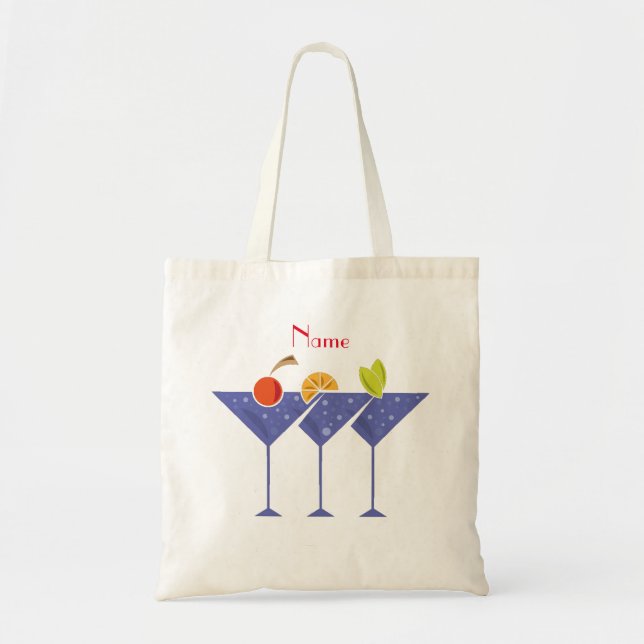 3 Martini Cocktails Thunder_Cove Tote Bag (Front)