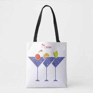 3 Martini Cocktails Thunder_Cove Tote Bag