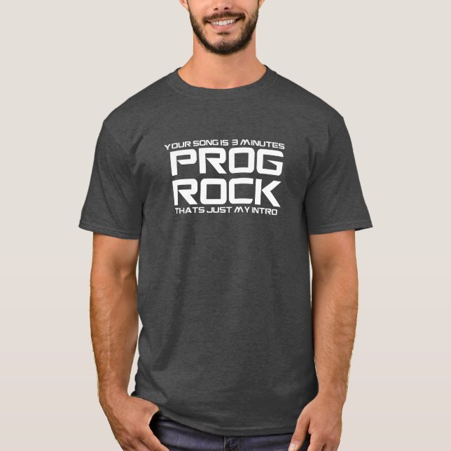 3 Minutes Prog Rock T-Shirt (Front)
