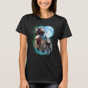 3 Moon Armadillo Anteater Animal T-Shirt