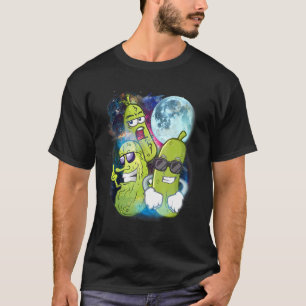 3 Moon Pickles Sunglasses  Cucumber Vegan Food T-Shirt