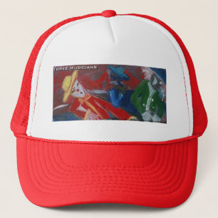 3 musicians trucker hat