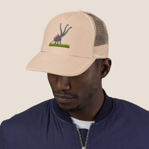 3-necked Dinosaur with 3 Easter Eggs Trucker Hat