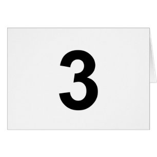 3 - number three