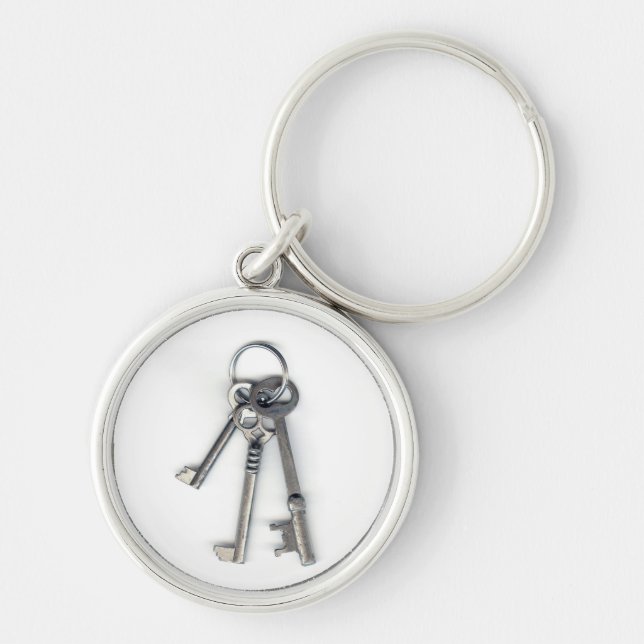3 Old Keys Key Ring (Front)