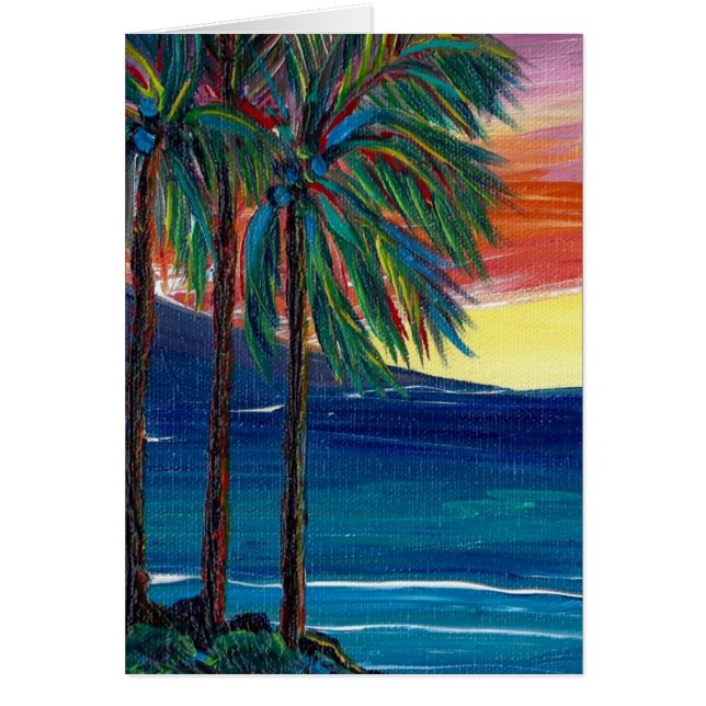 3 palm sunset (Front)