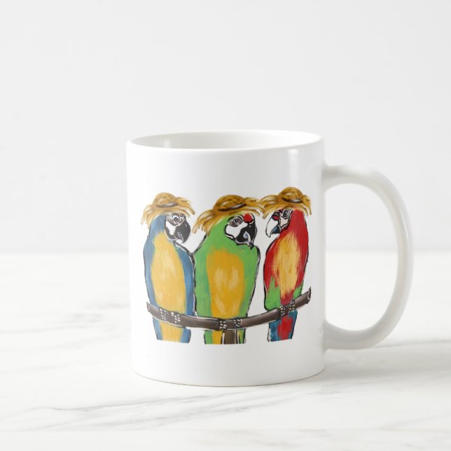 3 Parrots Coffee Mug (Right)