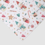 3 Pcs Tissue Name, Candy Snowman Christmas Pattern Paper<br><div class="desc">Trendy and cute design of snowman, sweets and candy pattern featured on this personalised tissue paper. Coordinating wrapping paper sheets in this collection. Change or remove the name using the simple Template provided. Printed on 10lb tissue paper, comparable to standard tissue paper. Use for decoupage, gift baskets, wrapping and much...</div>