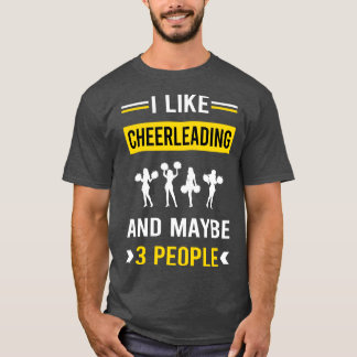 3 People Cheerleading Cheerleader T-Shirt