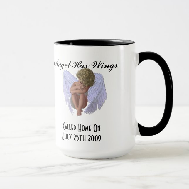 #3 Personalise Your Wings Mug (Right)
