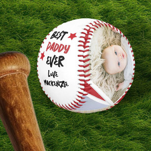3 Photo and Text Personalized One of a Kind Baseball