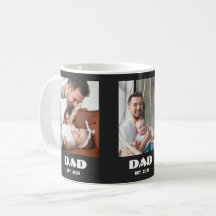 3 Photo Collage Black White Dad Established Bold