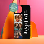 3 Photo Collage CAN EDIT background COLOR iPhone 15 Case<br><div class="desc">Use Instagram account pictures or other popular sharing apps  with three square photos to create a unique and personal gift. If you need to adjust the pictures,  click on the customise tool to make changes.</div>