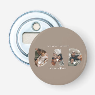 3 photo collage dad bottle opener